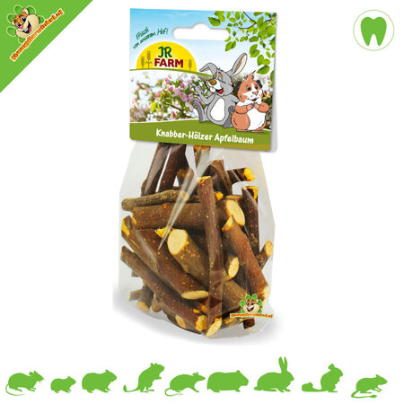 JR Farm Bois de pommier à ronger 100 grammes