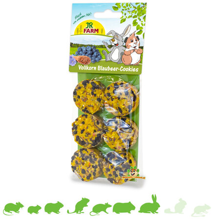 JR Farm Vollkorn-Heidelbeerkekse, 120 Gramm