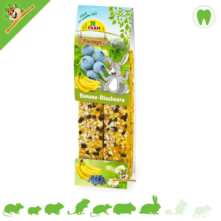 JR Farm Farmys Bâtonnets de banane et de myrtille