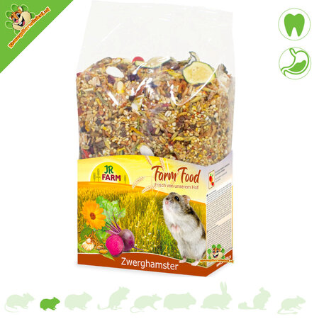 JR Farm Aliment pour hamster nain adulte Farm Food 500 grammes