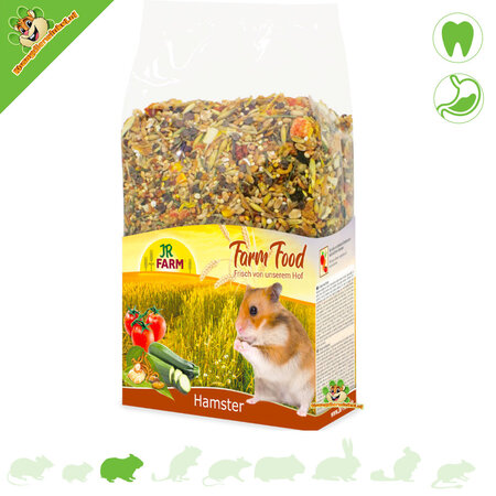 JR Farm Farm Food Hamster Adulte 500 grammes Nourriture pour hamster