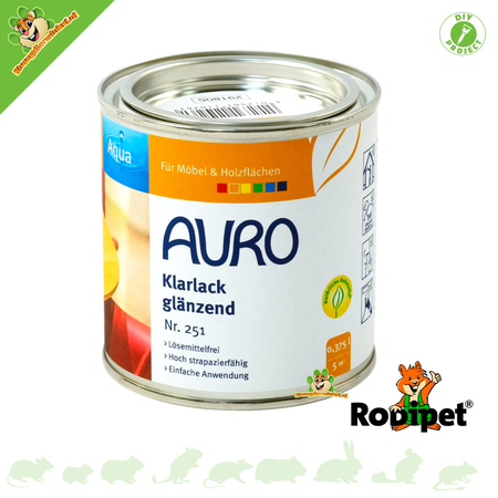 Rodipet Barniz transparente AURO® 0,375 litros