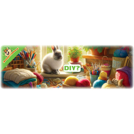 Knaagdierwinkel® Chevilles en bois pour bricolage Hamsterscaping 50 pièces