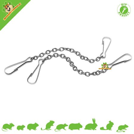 Ferplast Línea de Tubos para Collares (2 piezas) para Roedores y Conejos!