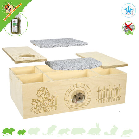 Rodipet ʄʋʀɬɨɴɡ Granite Multi-room House Dwarf LARGE