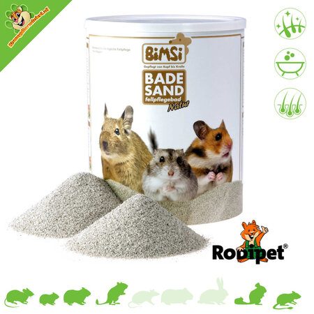 Rodipet BiMSi® Arena de Baño Natural 3 Litros