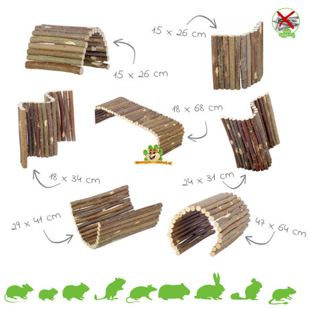 Rodipet Pont Noisette pour Rongeurs & Lapins