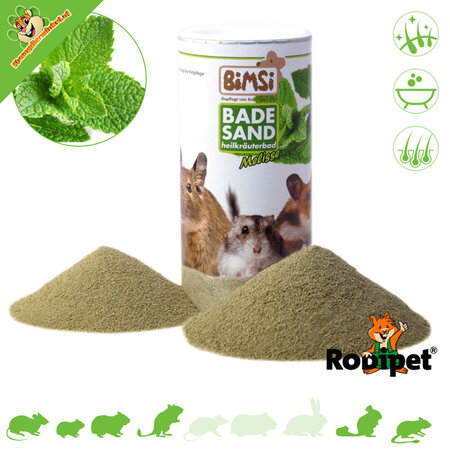 Rodipet BiMSi® Piasek do kąpieli Ziołowa kąpiel Melisa 1 litr