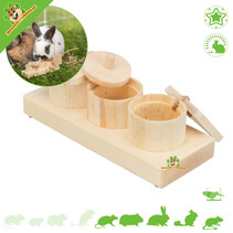 Gobelets à goûter en bois 15 cm