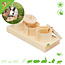 Trixie Snackbecher aus Holz, 15 cm, für Nagetiere und Kaninchen