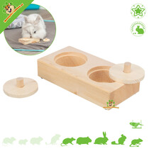Caja de madera para aperitivos de 14 cm