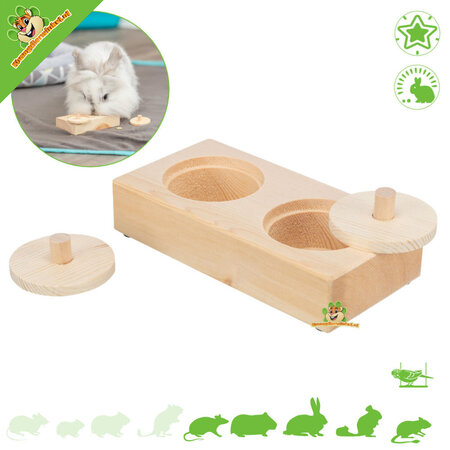 Trixie Houten Snack Box 14 cm