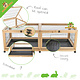 Trixie Deluxe Guinea Pig Enclosure with Wheels 150 cm