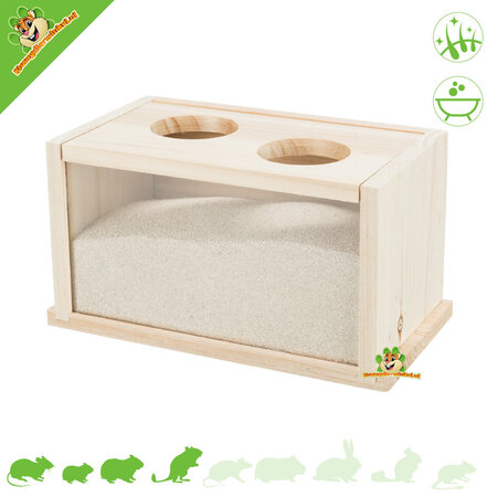 Trixie Sandbox Blank z dwoma wejściami