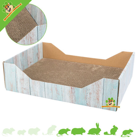 Trixie Planche à gratter en carton Lit à gratter 45 cm
