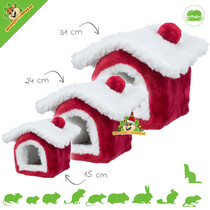 Plush Christmas house