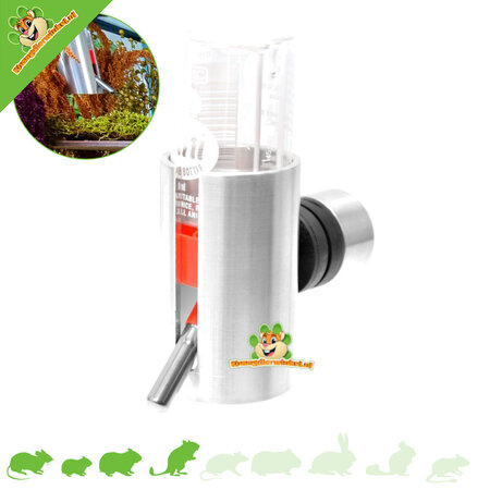 Knaagdierwinkel® Aluminum Drinking Bottle Holder for Rodents!