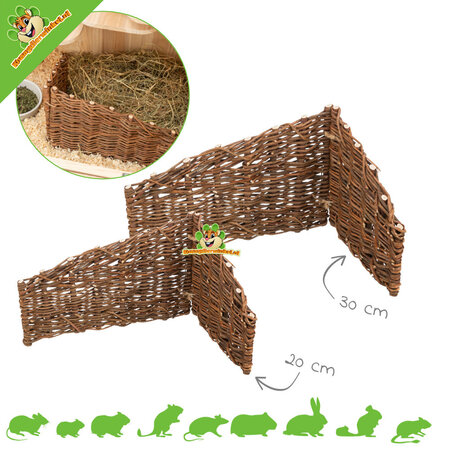 Trixie Corner Wall Willow for Hamsterscaping