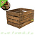 Caja de madera 50 cm