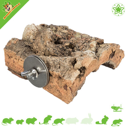 Trixie Cork Tray 12 cm for Wire Cages