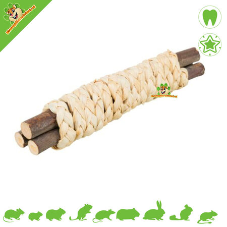 Trixie Kompliziertes Knabberholz für Nagetiere & Kaninchen!