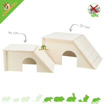 Wooden Rodent House Bent