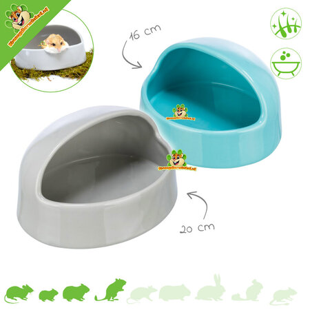 Trixie Sandbox Ceramic Half Round