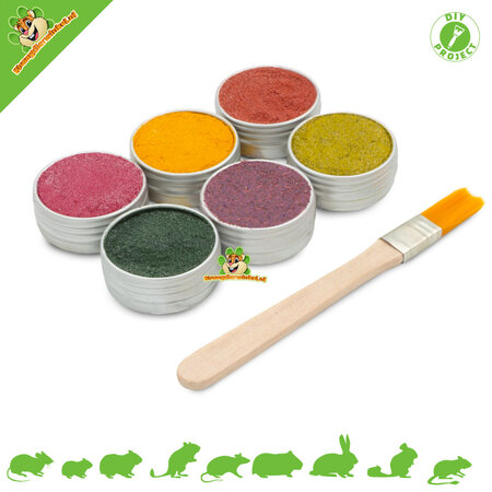 Peinture naturelle pour rongeurs à faire soi-même