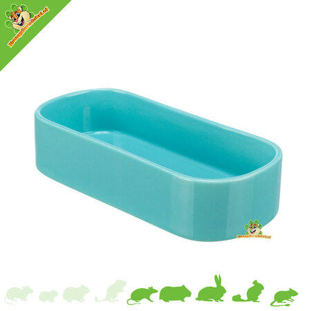 Trixie Langer Futternapf/Wassernapf aus Keramik, 22 cm