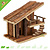 Trixie Casa de madera Jule 25 cm