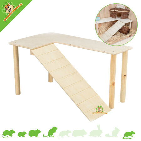 Trixie Plateau d'angle Hippodrome 47 cm