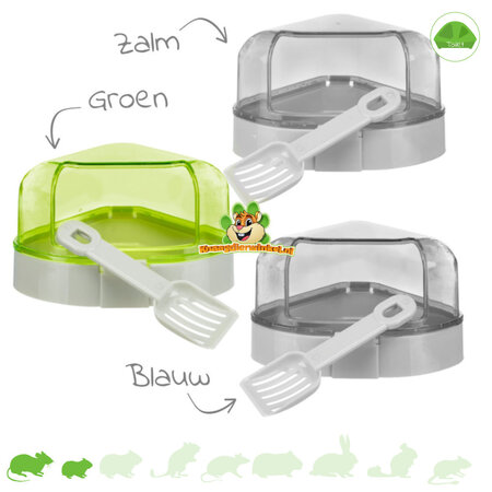 Trixie Deluxe Corner Toilet 14 cm for Mice & Dwarf Hamsters