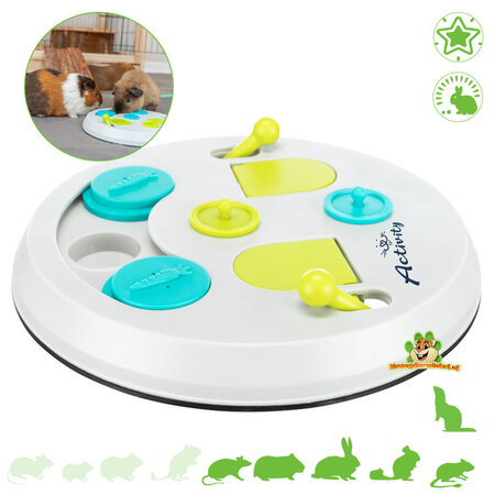 Trixie Jeu de stratégie Flip Board Jouet de recherche de nourriture pour rongeur