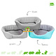 Trixie Relax Basket 35 cm for Rats, Guinea Pigs & Rabbits