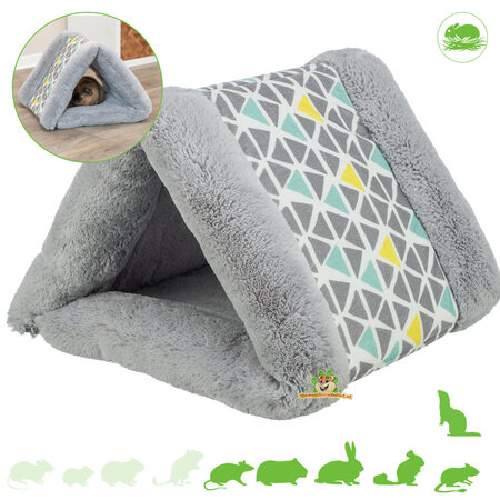 Trixie Sunny Plüschhöhle 44 cm für Nagetiere und Kaninchen