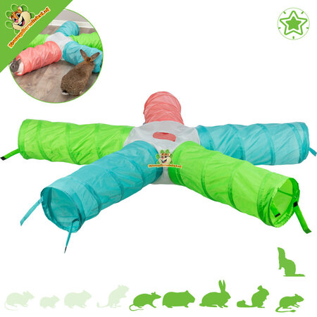 Trixie Coloured Play Tunnel XXL