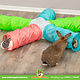Trixie XXL-Spieltunnel in verschiedenen Farben für Kaninchen, Meerschweinchen und Nagetiere