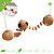 Triple Coconut House with Ladder