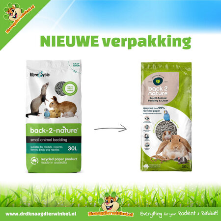 Back 2 Nature Bodembedekking voor knaagdieren