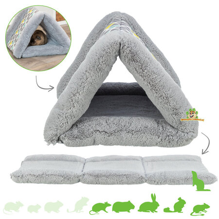 Trixie Sunny Plüschhöhle 44 cm für Nagetiere und Kaninchen