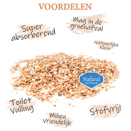 The Natural Pet Brand Copeaux de bois d'aulne
