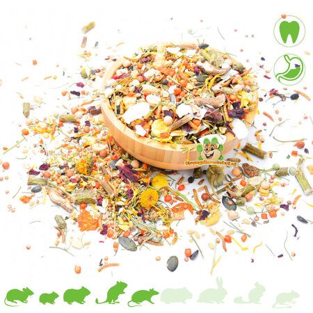 Knaagdier Kruidenier Foraging Mix Hamster Food and Co. 500 grams
