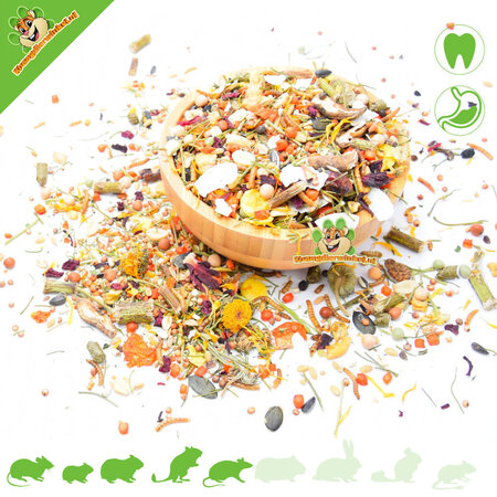 Knaagdier Kruidenier Foraging Mix Hamster Food and Co. 500 grams