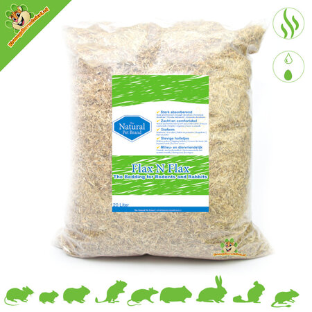 The Natural Pet Brand Len jako roślina okrywowa dla gryzoni i królików!