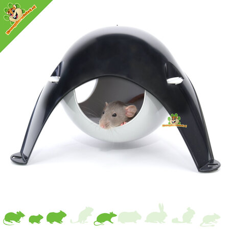 Savic Sputnik XL 29 cm Black/Grey for Rodents