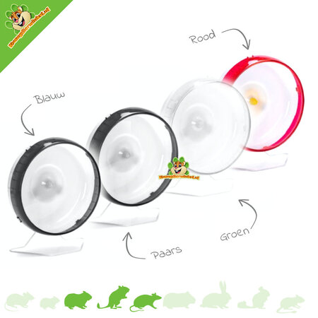 Kaytee Roue d'exercice Silent Spinner 29 cm pour petits rongeurs !