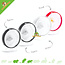 Kaytee Roue d'exercice Silent Spinner 29 cm pour petits rongeurs !