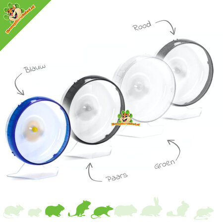 Kaytee Roue d'exercice Silent Spinner 29 cm pour petits rongeurs !