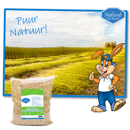 The Natural Pet Brand Litière de lin pour rongeurs et lapins !