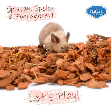 The Natural Pet Brand Cobertura del suelo con chips de coco Coconut N Coconut